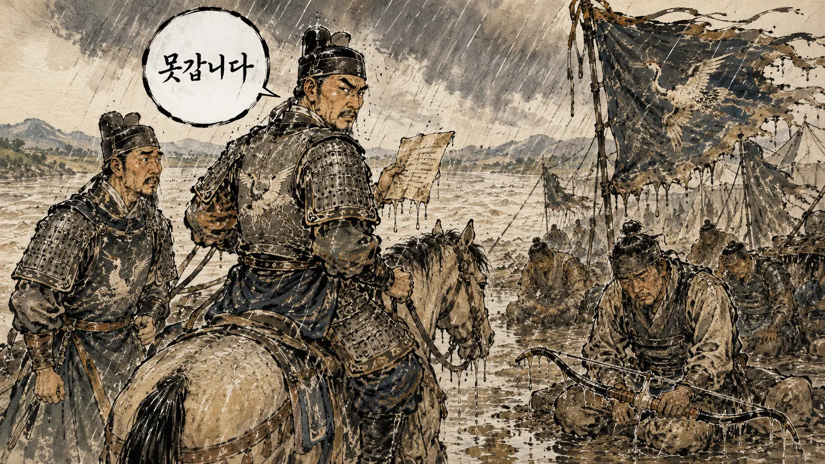 위화도 회군 이성계 만평한국사 만평해설