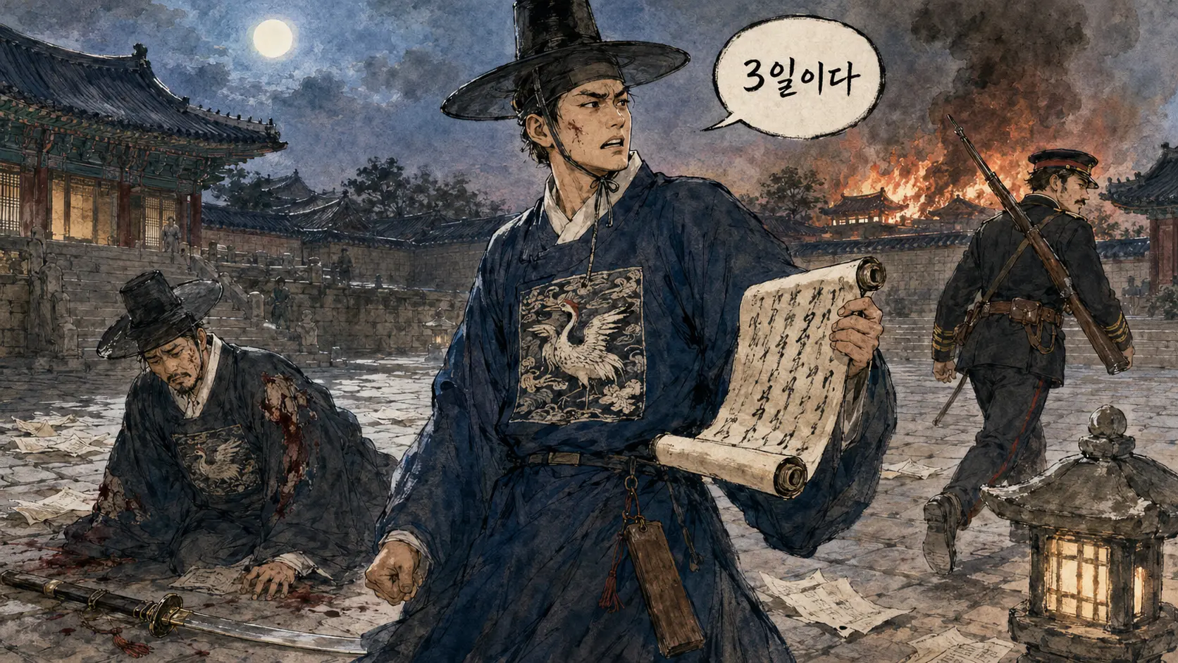 갑신정변 김옥균 개화파 만평해설