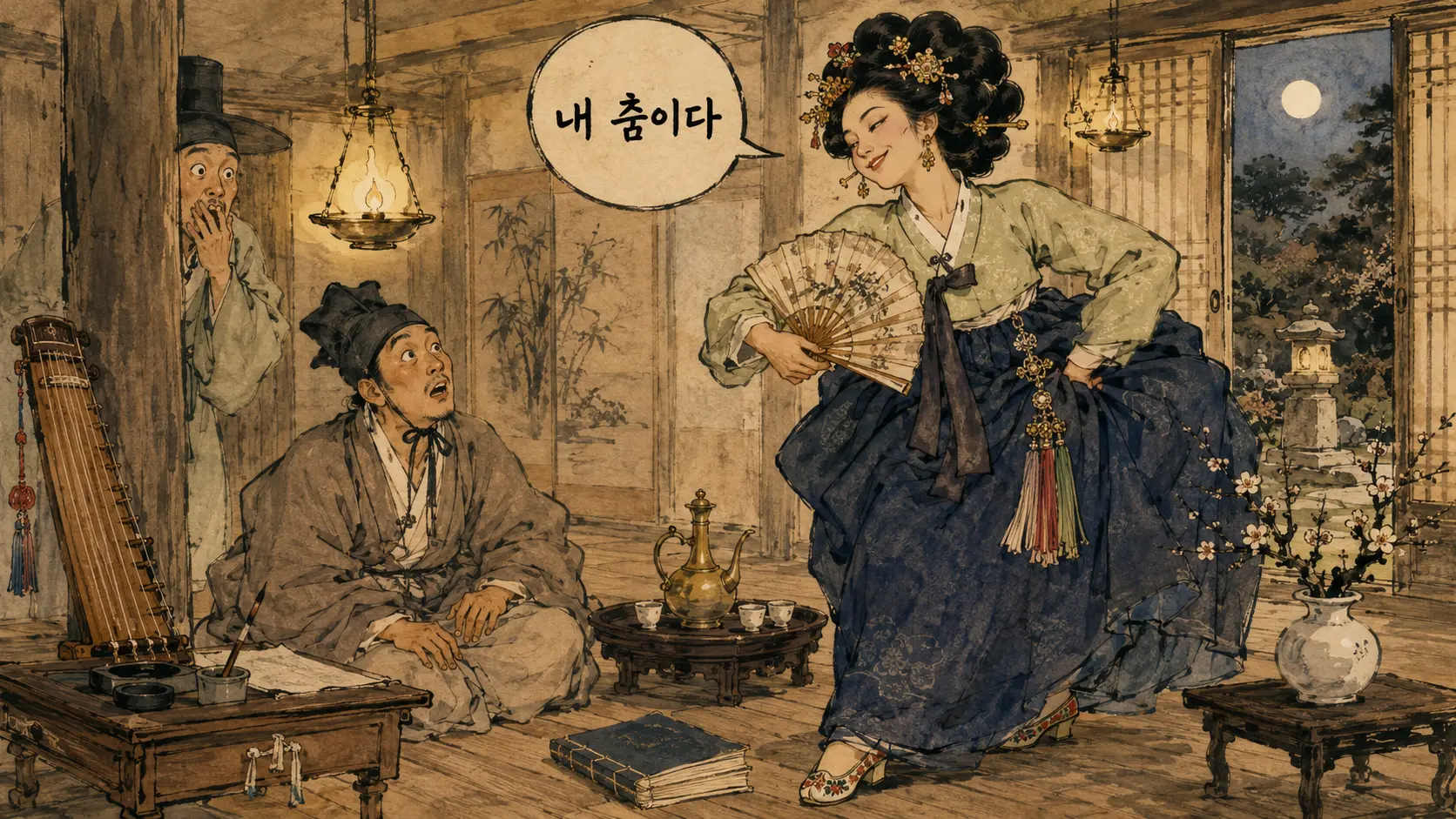 황진이 서경덕 만평 해설 만평한국사