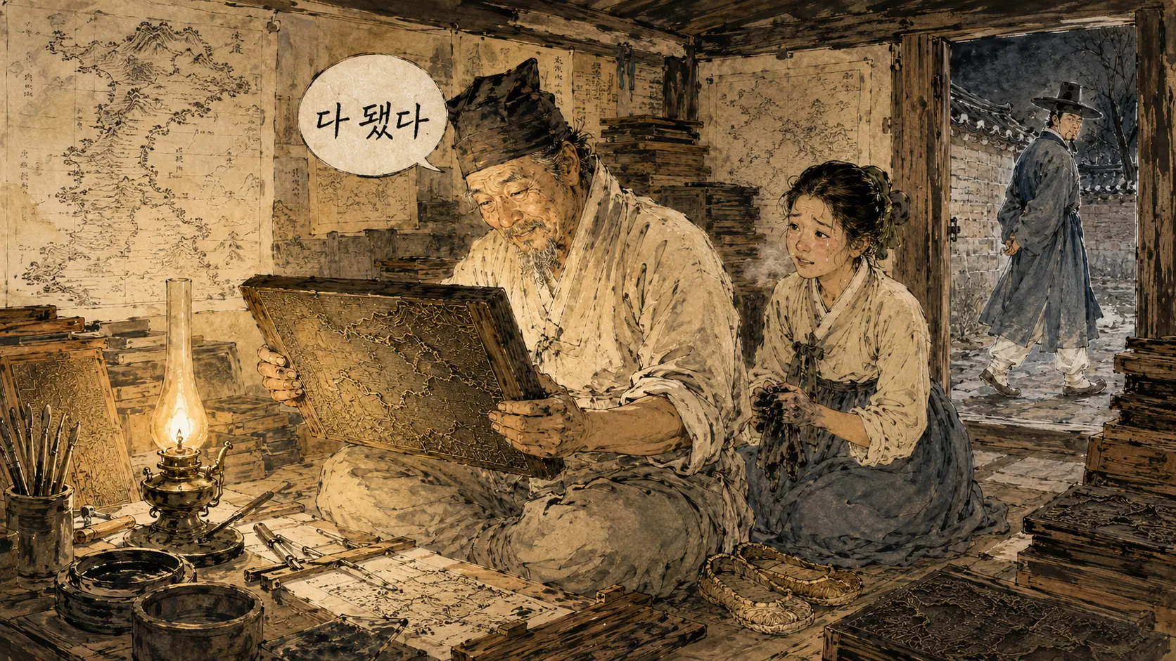 김정호 대동여지도 만평 해설 이미지