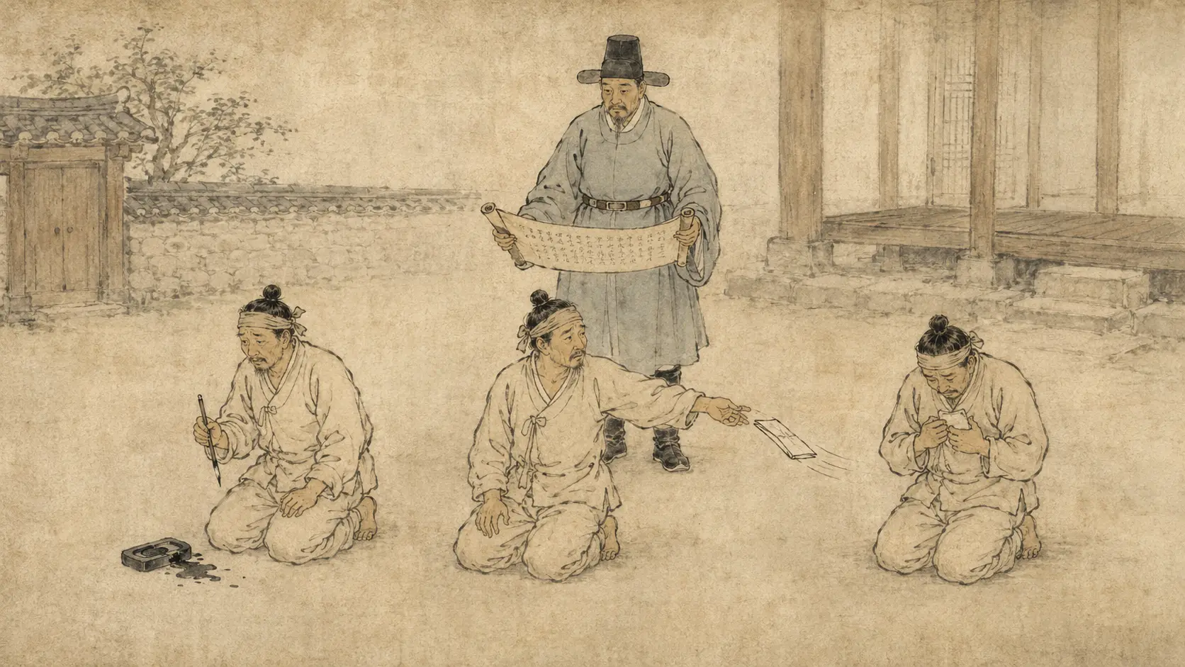 조선 요언죄 3단 처벌 구조 - 지어낸 자, 옮긴 자, 갖고만 있던 자
